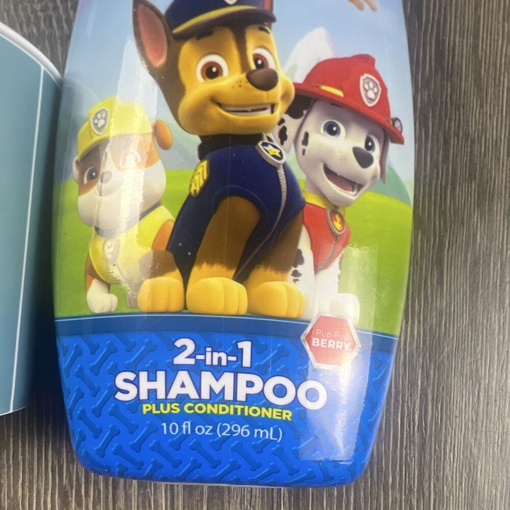 PAW Patrol 2-in-1 Shampoo Set Bubble Bath 16 fl oz, cup w hat and mittens - Picture 3 of 10